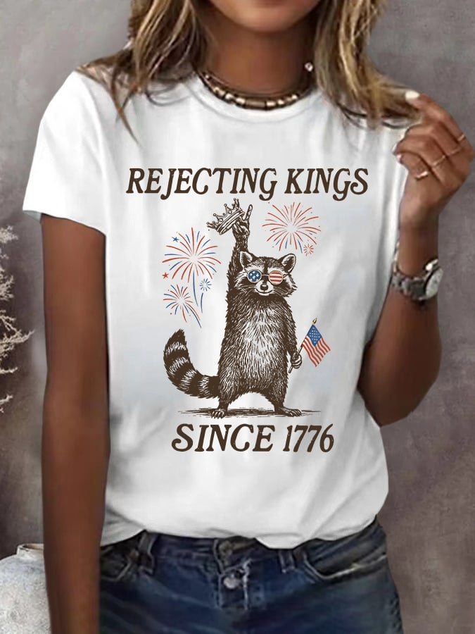 Women's Casual Fashion Fdt  Rejects The King T-Shirt