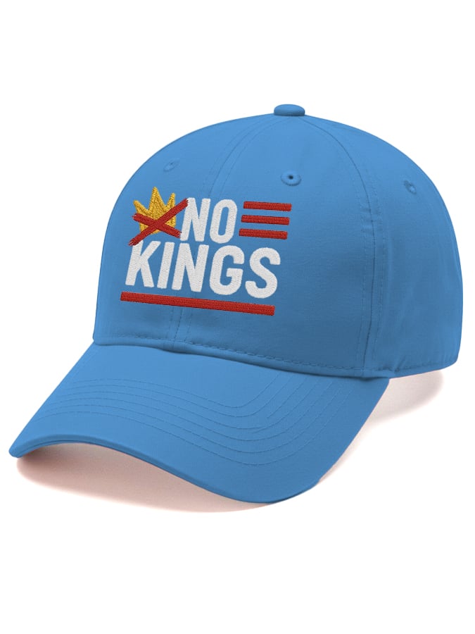 Retro No Kings In America Print Baseball Cap
