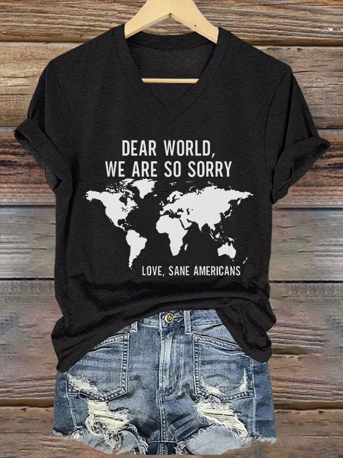 Women's fdt printed casual T-shirt