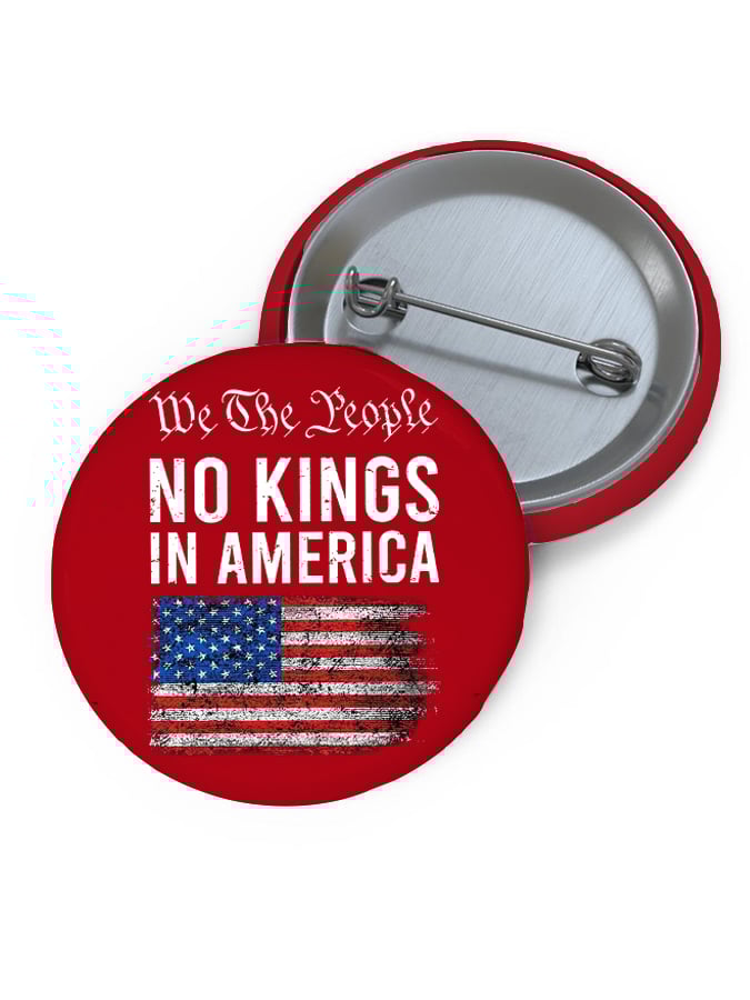 Unisex casual fashion FDT reject the king brooch