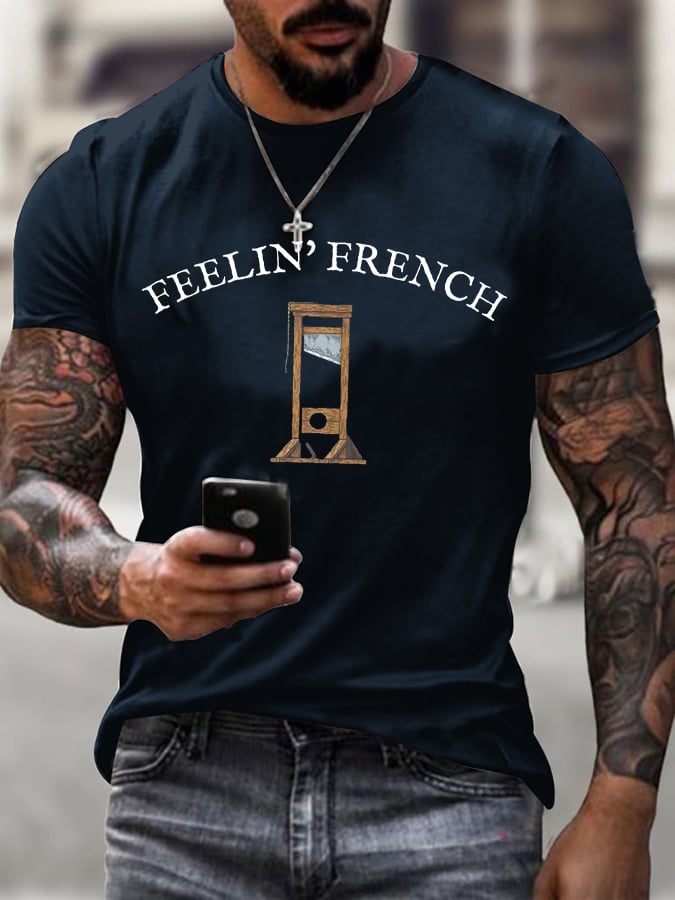 Men's Guillotine FDT Print Casual T-Shirt