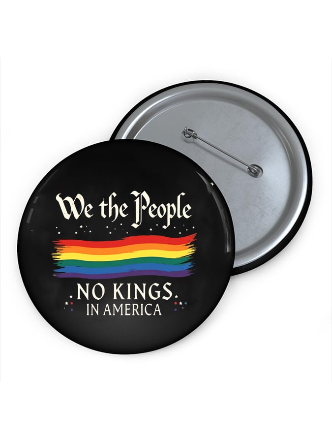Unisex FDT “No King in America SINCE1776” Brooch