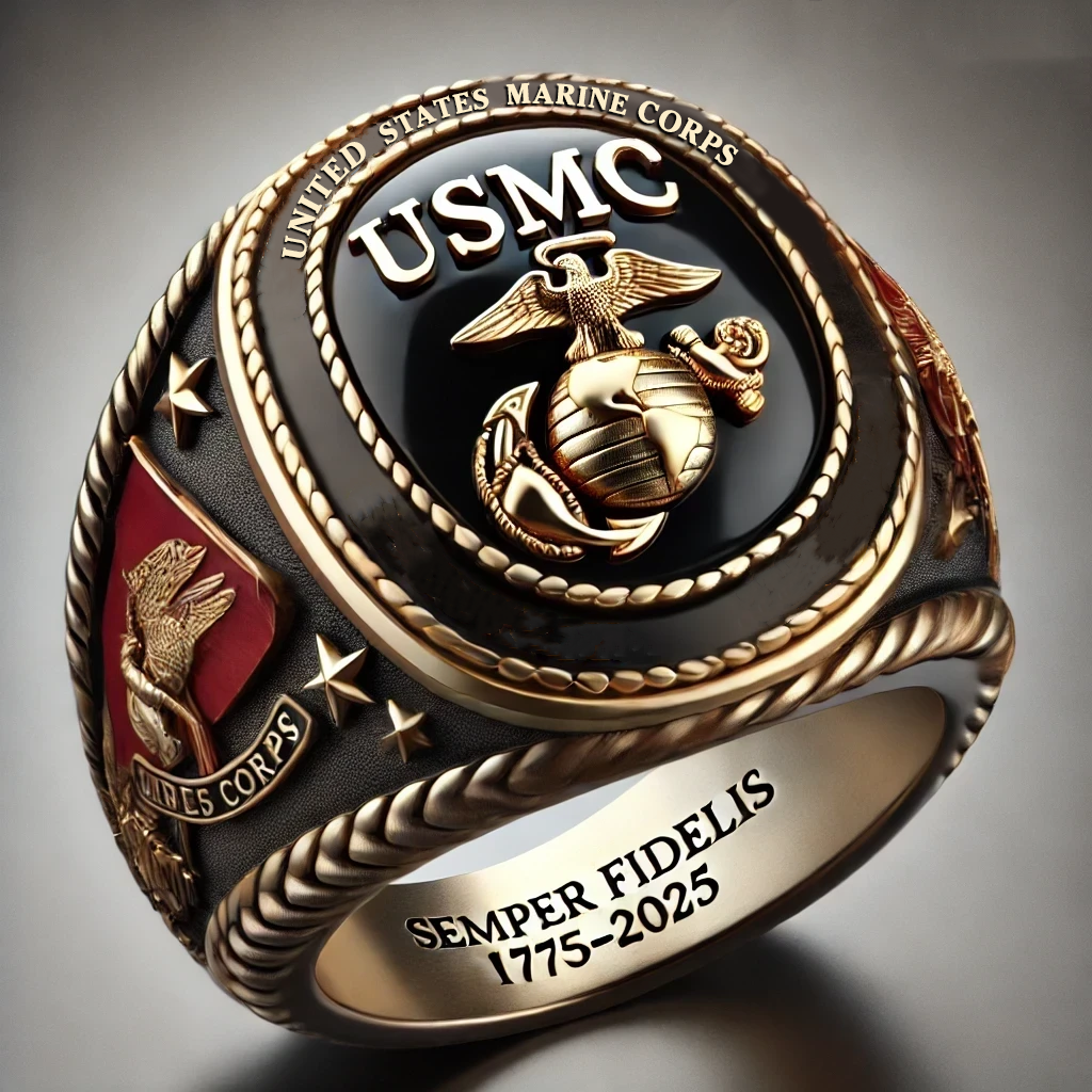 250th Anniversary Military Commemorative Ring