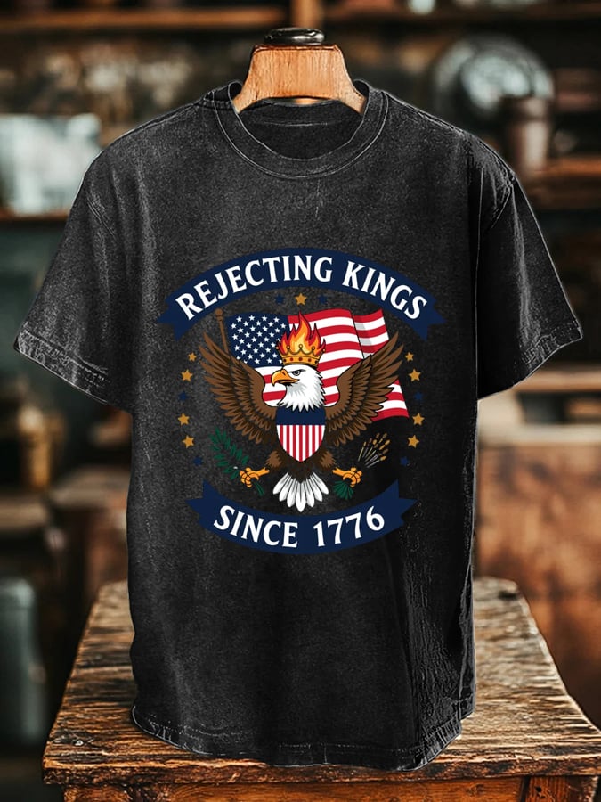 Men's “Rejecting Kings Since 1776” Print T-Shirt