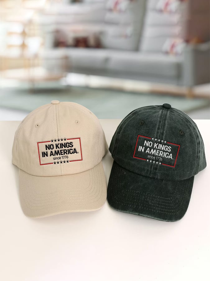 Unisex 'No Kings In America Since 1776' Printed Hat