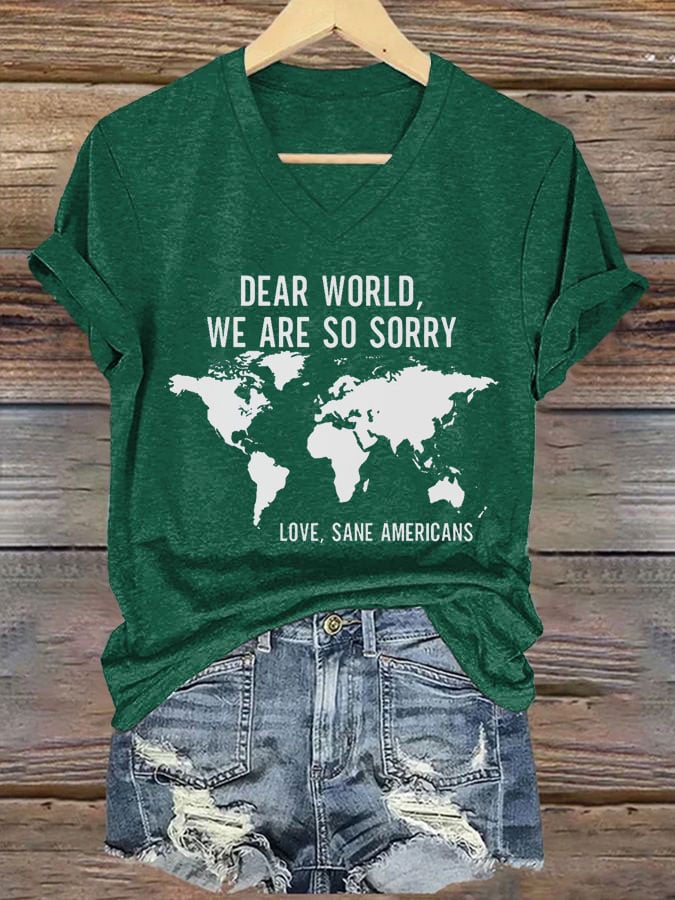 Women's fdt printed casual T-shirt