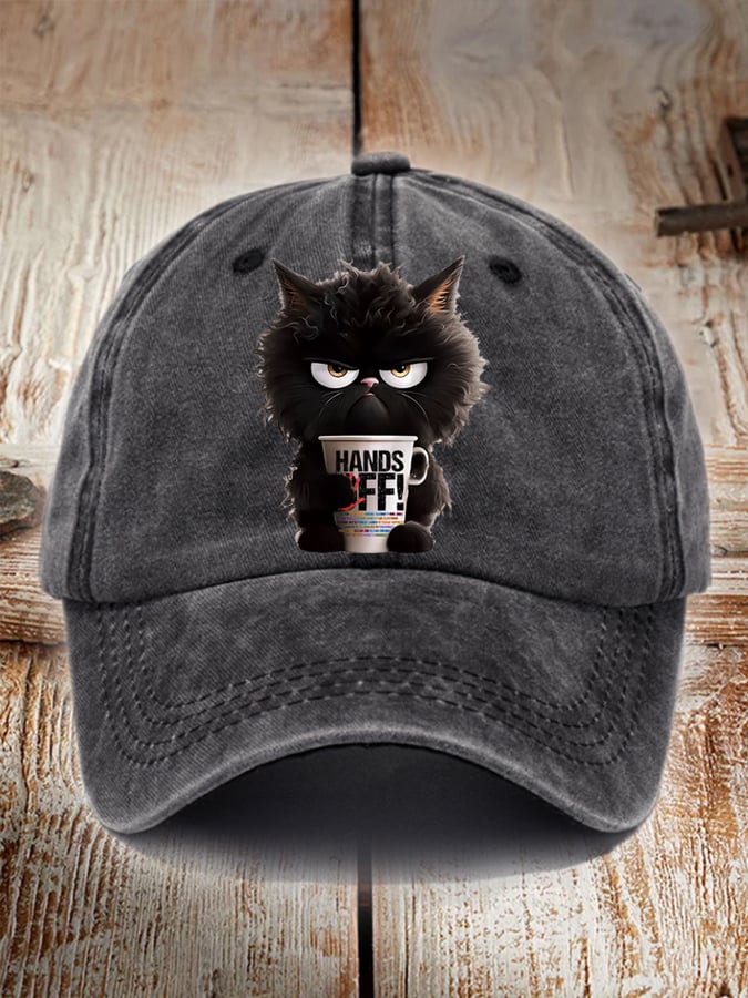 Unisex Cat Stop Washable Cotton Hat