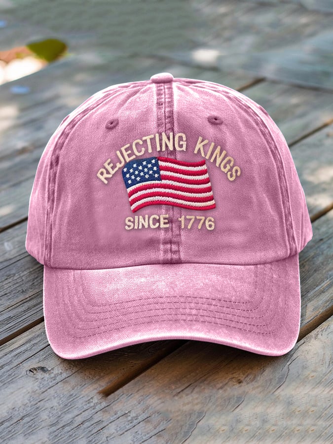 Unisex Casual Vintage Washed Cotton Reject King Fdt Hat