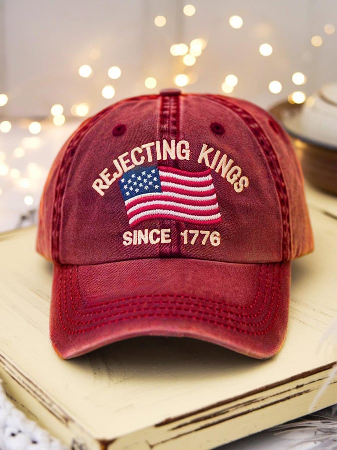 Unisex Casual Vintage Washed Cotton Reject King Fdt Hat