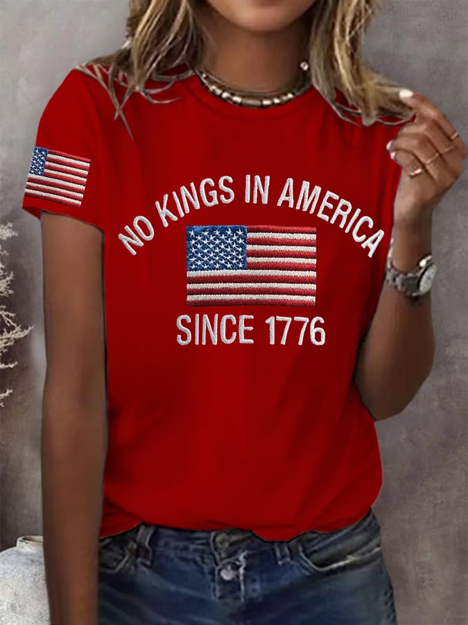 Women's No Kings In America T-shirt