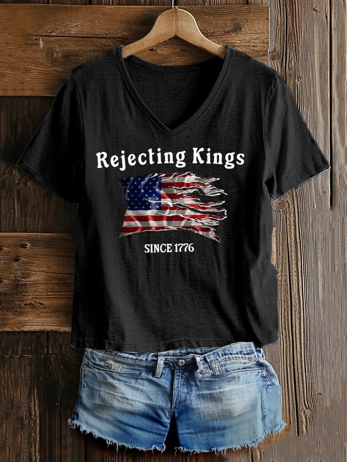 Women's  FTD  V-neck T-shirt