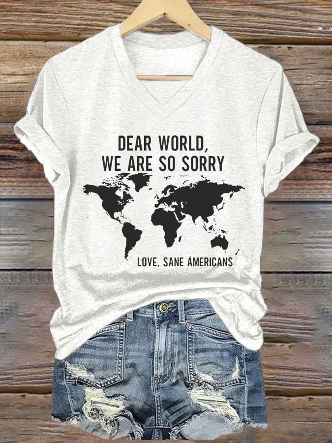 Women's fdt printed casual T-shirt