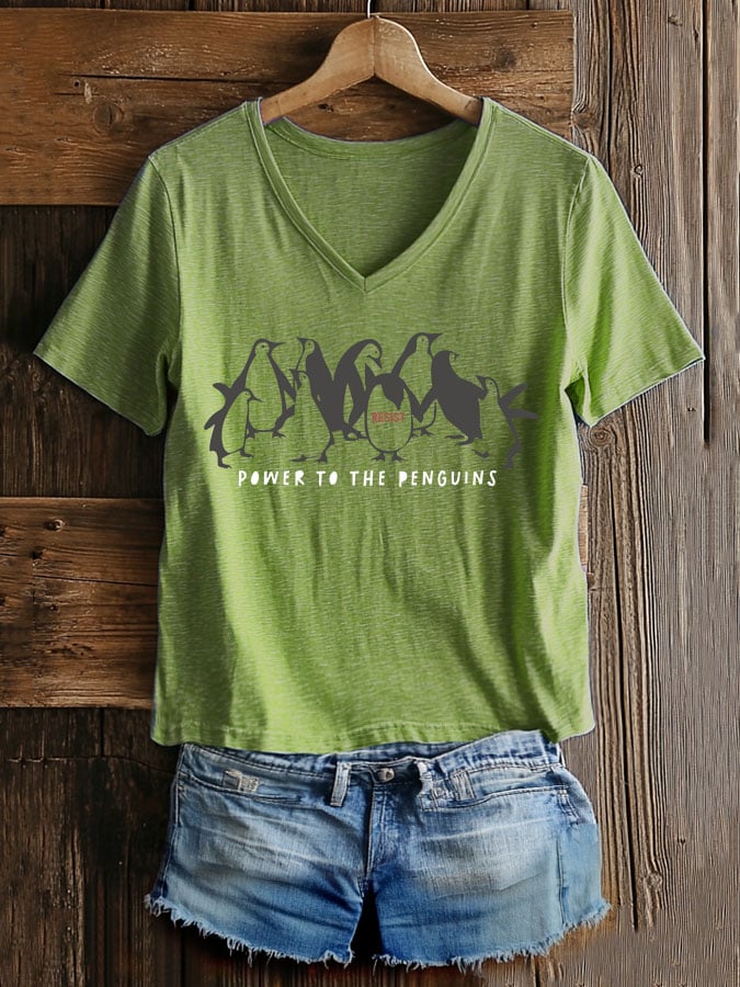 Women's Casual Fashion Animal Fdt Print T-Shirt