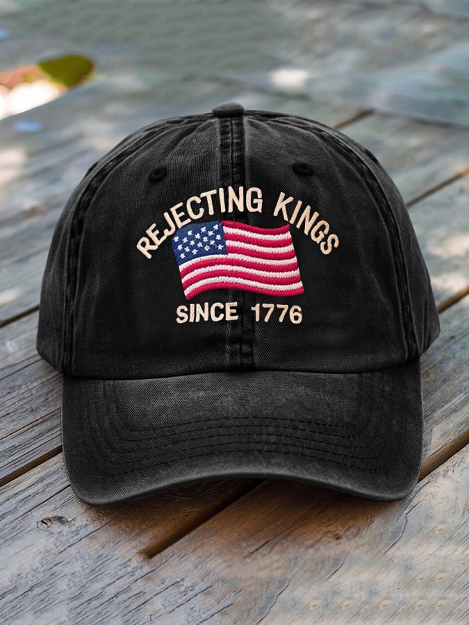 Unisex Casual Vintage Washed Cotton Reject King Fdt Hat