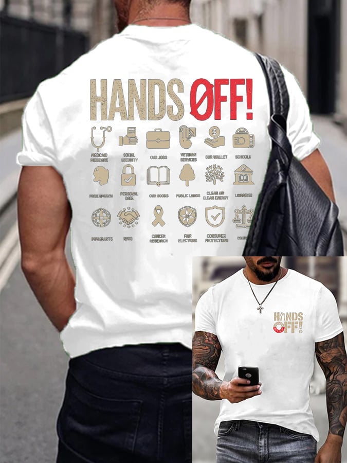 Men's Hands Off Protest T-Shirt
