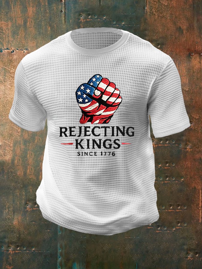 Men's “Rejecting Kings Since 1776” Waffle T-Shirt